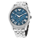 Buy Shop Emporio Armani Classic Navy Blue Dial Stainless Steel Watch For Men - AR1787 USA Online
