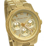 Buy Shop Michael Kors Runway Gold Dial Gold Steel Strap Watch for Women - MK5826 USA Online