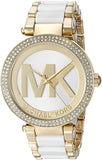 Buy Shop Michael Kors Parker White Dial Two Tone Steel Strap Watch for Women - MK6313 USA Online