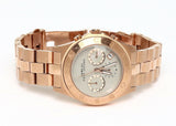 Buy Shop Marc Jacobs Blade Chronograph Mother of Pearl White Dial Rose Gold Steel Strap Watch for Women - MBM8637 USA Online