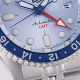 Buy Shop Seiko 5 Sports Automatic GMT SKX Sports Style Asia Exclusive Limited Edition Ice Blue Dial Silver Steel Strap Watch For Men - SSK029K1 USA Online