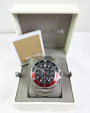 Buy Shop Michael Kors Everest Chronograph Black Dial Silver Steel Strap Watch For Men - MK8977 USA Online