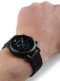 Buy Shop Emporio Armani Sport Chronograph Black Dial Black Mesh Bracelet Watch For Men - AR1968 USA Online