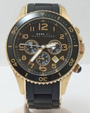 Buy Shop Marc Jacobs Rock Chronograph Black Dial Black Silicone Strap Watch for Women - MBM2552 USA Online