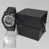 Buy Shop Marc Jacobs Henry Skeleton Black Dial Black Steel Strap Watch for Women - MBM3265 USA Online