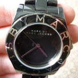 Buy Shop Marc Jacobs Black Dial Black Ceramic Strap Watch for Women - MBM9501 USA Online