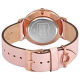 Buy Shop Coach Delancey Gold Dial Pink Leather Strap Watch for Women - 14503332 USA Online