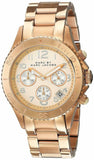 Buy Shop Marc Jacobs Rock Chronograph Rose Gold Dial Rose Gold Steel Strap Watch for Women - MBM3156 USA Online