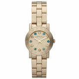 Buy Shop Marc Jacobs Amy Dexter Gold Dial Gold Steel Strap Watch for Women - MBM3218 USA Online