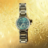 Buy Shop Michael Kors Skylar Green Dial Gold Steel Strap Watch for Women - MK6065 USA Online