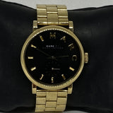 Buy Shop Marc Jacobs Baker Black Dial Gold Steel Strap Watch for Women - MBM3355 USA Online