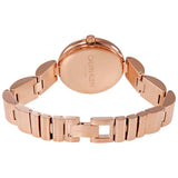 Buy Shop Calvin Klein Wavy White Dial Rose Gold Steel Strap Watch for Women - K9U23646 USA Online