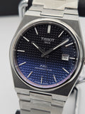 Buy Shop Tissot Powermatic 80 Automatic Gradient Blue Dial Silver Steel Strap Watch for Men - T137.407.11.051.01 USA Online
