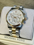 Buy Shop Michael Kors Runway Silver Dial Two Tone Steel Strap Watch for Women - MK5315 USA Online