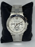Buy Shop Michael Kors Wyatt White Dial Silver Steel Strap Watch For Women - MK5932 USA Online
