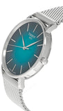 Buy Shop Tissot Everytime Gent Green Dial Silver Mesh Bracelet Watch for Men - T143.410.11.091.00 USA Online