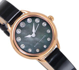 Buy Shop Marc Jacobs Betty Mother of Pearl Black Dial Black Leather Strap Watch for Women - MJ1513 USA Online