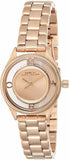 Marc Jacobs Tether Rose Gold Transparent Dial Rose Gold Stainless Steel Strap Watch for Women - MBM3417