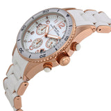 Buy Shop Marc Jacobs Rock Chronograph White Dial White Silicone Strap Watch for Women - MBM2547 USA Online