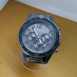 Buy Shop Marc Jacobs Rock Chronograph Silver Dial Silver Steel Strap Watch for Men - MBM5029 USA Online
