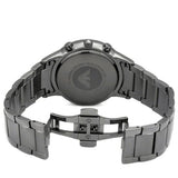 Buy Shop Emporio Armani Classic Chronograph Grey Dial Grey Steel Strap Watch For Men - AR2454 USA Online