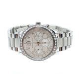 Buy Shop Michael Kors Brinkley Diamonds Silver Dial Silver Steel Strap Watch for Women - MK6186 USA Online