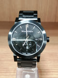 Buy Shop Burberry The City Black Dial Black Leather Strap Watch for Men - BU9906 USA Online