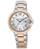 Buy Shop Cartier Ballon Bleu de Cartier Silver Dial Two Tone Steel Strap Watch for Women - W2BB0032 USA Online
