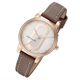 Buy Shop Marc Jacobs Corie White Dial Brown Leather Strap Watch for Women - MJ1581 USA Online