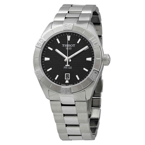 Buy Shop Tissot PR 100 Sport Quartz Black Dial Silver Steel Strap Watch For Men - T101.610.11.051.00 USA Online