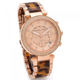 Buy Shop Michael Kors Parker Rose Gold Dial Two Tone Steel Strap Watch for Women - MK5538 USA Online
