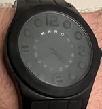 Buy Shop Marc Jacobs Pelly Black Dial Black Silicon Strap Watch for Women - MBM2511 USA Online