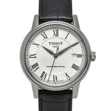 Buy Shop Tissot Carson Powermatic 80 White Dial Black Leather Strap Watch For Men - T085.407.16.013.00 USA Online