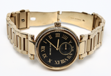 Buy Shop Michael Kors Skylar Black Dial Gold Steel Strap Watch for Women - MK5989 USA Online