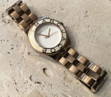 Buy Shop Marc Jacobs Blade White Dial Rose Gold Steel Strap Watch for Women - MBM3076 USA Online