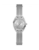 Buy Shop Guess Whisper Silver Dial Silver Mesh Bracelet Watch for Women - W1084L1 USA Online