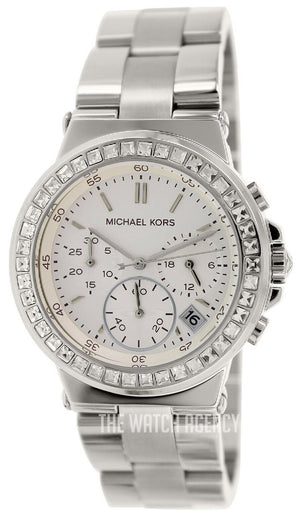 Buy Shop Michael Kors Dylan Silver Dial Silver Steel Strap Watch for Women - MK5585 USA Online