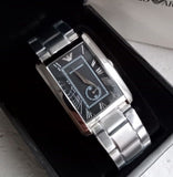 Buy Shop Emporio Armani Classic Analog Black Dial Silver Steel Strap Watch For Men - AR1608 USA Online