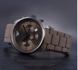 Buy Shop Emporio Armani Sportivo Chronograph Brown Dial Brown Steel Strap Watch For Men - AR5950 USA Online
