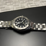 Tag Heuer Aquaracer Automatic Caliber 5 Black Dial Silver Steel Strap Watch for Men - WBD2110.BA0928