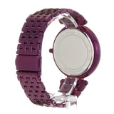 Buy Shop Michael Kors Darci Black Dial Purple Steel Strap Watch for Women - MK3554 USA Online