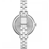 Marc Jacobs Sally Orange Dial Silver Stainless Steel Strap Watch for Women - MBM3365