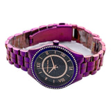 Buy Shop Michael Kors Lauryn Black Dial Purple Steel Strap Watch for Women - MK3724 USA Online