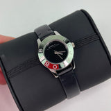 Buy Shop Marc Jacobs Blade Black Dial Black Leather Strap Watch for Women - MBM1211 USA Online