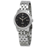 Buy Shop Tissot Le Locle Automatic Lady Black Dial Silver Steel Strap Watch For Women - T006.207.11.058.00 USA Online