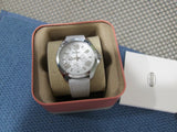 Buy Shop Fossil Cecile White Dial White Leather Strap Watch for Women - AM4484 USA Online