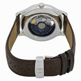 Buy Shop Tissot T Classic Tradition Powermatic 80 Open Heart Silver Dial Brown Leather Strap Watch for Men - T063.907.16.038.00 USA Online