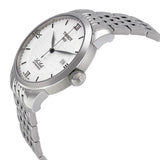 Buy Shop Tissot Le Locle Double Happiness Automatic Silver Dial Silver Steel Strap Watch For Men - T41.1.833.50 USA Online