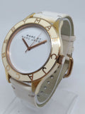 Buy Shop Marc Jacobs Blade White Dial White Leather Strap Watch for Women - MBM1179 USA Online