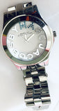 Buy Shop Marc Jacobs Rivera White Dial Silver Steel Strap Watch for Women - MBM3136 USA Online
